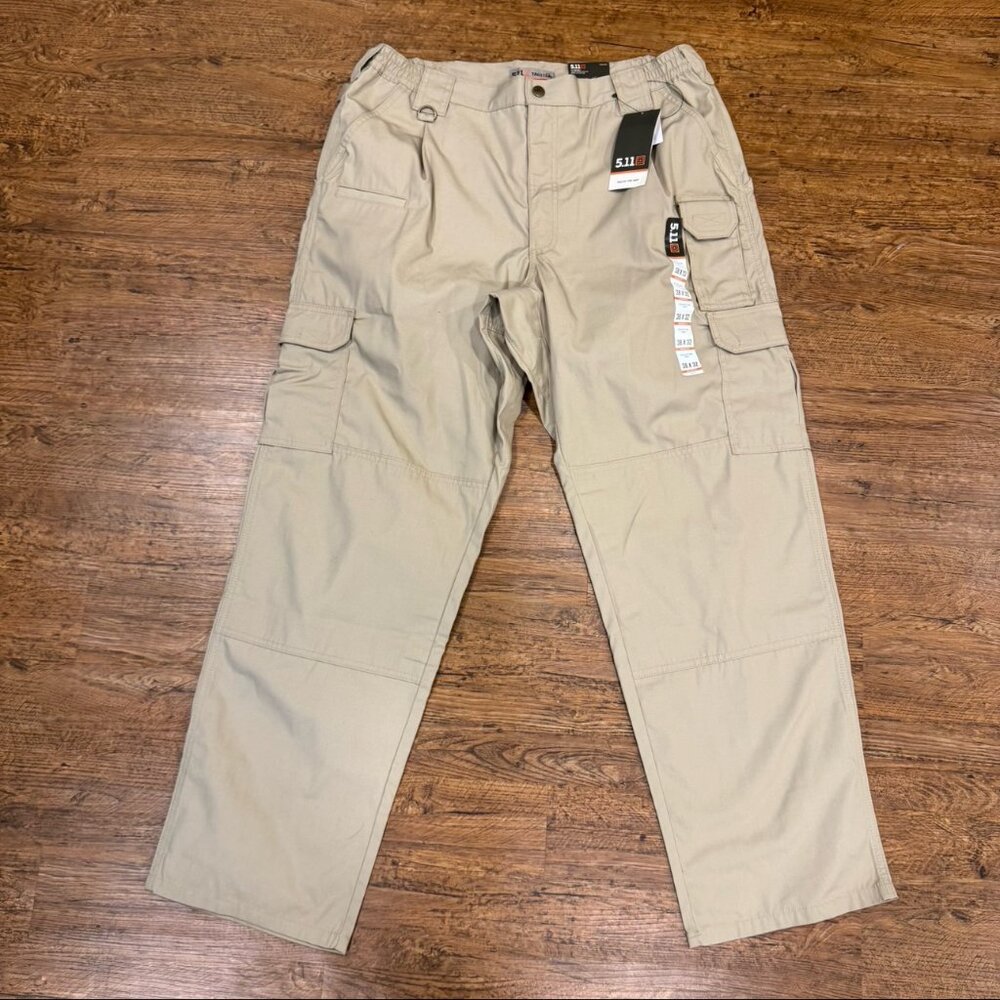 5.11 Tactical Beige Taclite Pro Outdoor Double Knee Ripstop Cargo Pant Men 38x32